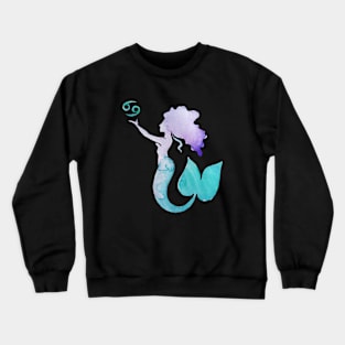 Zodiac Cancer Mermaid Crewneck Sweatshirt